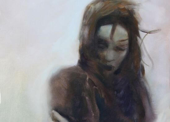 Kvinde overmandet af vrede