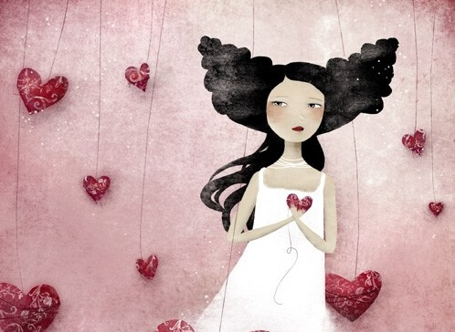 Såret kvinde tager hjerte