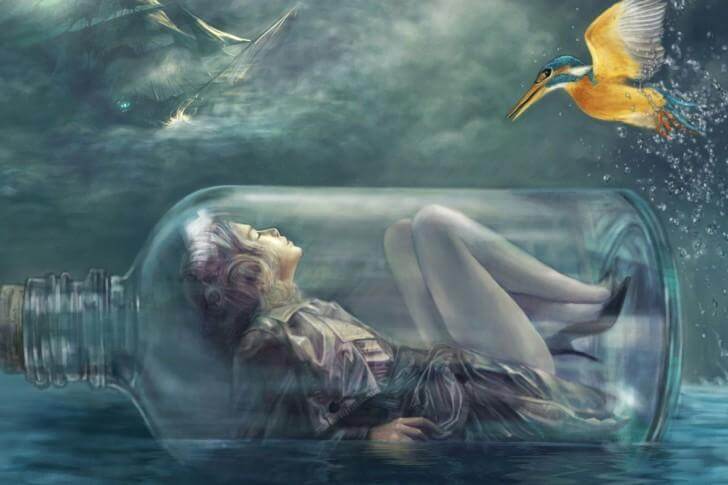 Vi er sammensat af nuet, flygtige øjeblikke og en række minder.