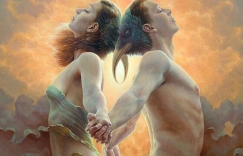 Per står ryg mod ryg