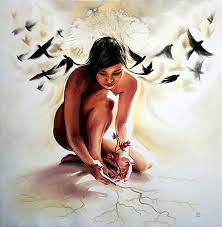 Kvinde får plante til at gro i ørken, som eksempel på interessante mennesker