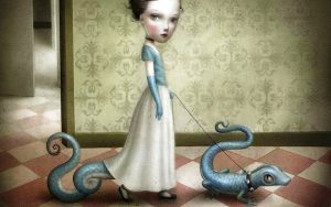 Forholdet mellem reptilhjernen og magtafhængige