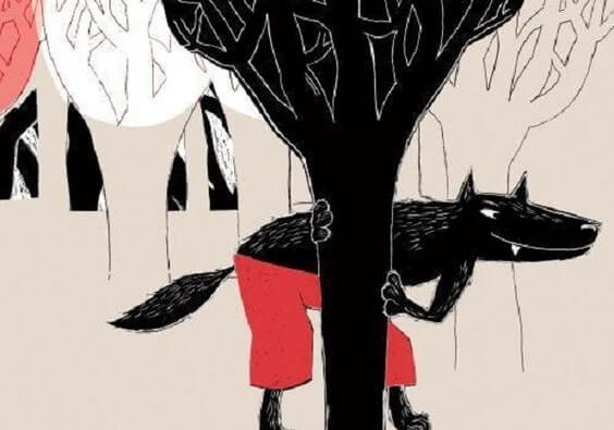 Ulv, der gemmer sig i skoven, symboliserer vores tendens til at være mistroiske