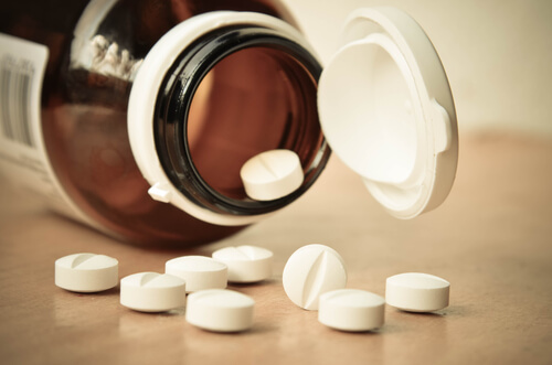 Pilleflaske med benzodiazepiner