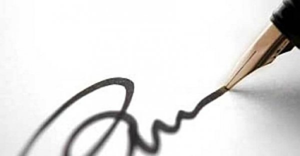 Underskrift kan analyseres ved brug af grafologi