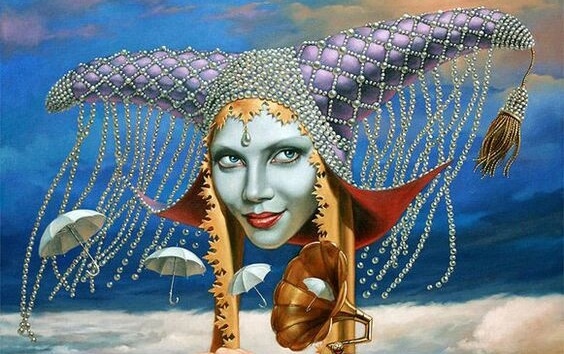 Kvinde med ondt blik og horn bruger udtryk vi ikke burde bruge