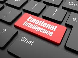 Knap med følelsesmæssig intelligens på tastatur