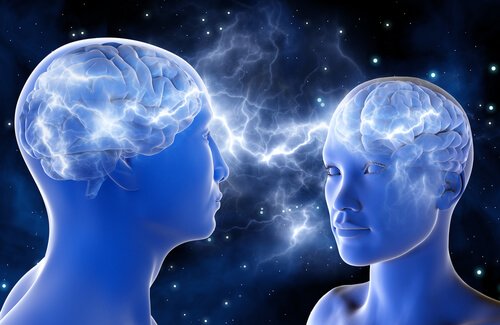 Forbindelse mellem mennesker illustrerer hvordan spejlneuroner og empati virker