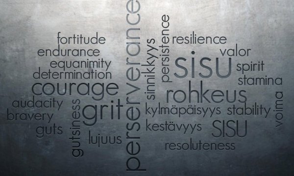 Billede med tekst illustrerer sisu