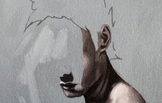 Mand med halvdelen af hovedet slettet, da han ikke kan udleve drømme