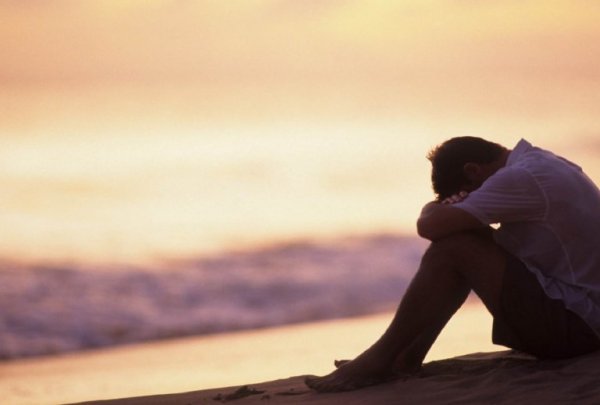 Trist mand mindes flygtige øjeblikke