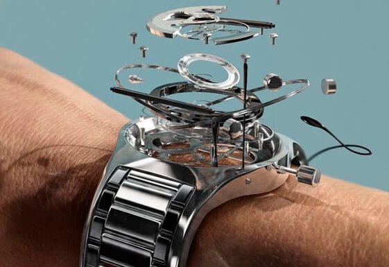 Ur tages fra hinanden som symbol for at undgå at spilde tiden