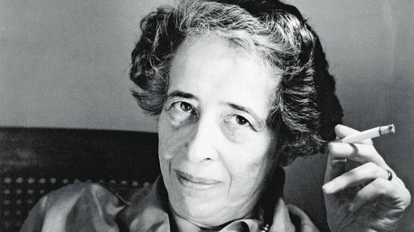 Portræt af Hannah Arendt