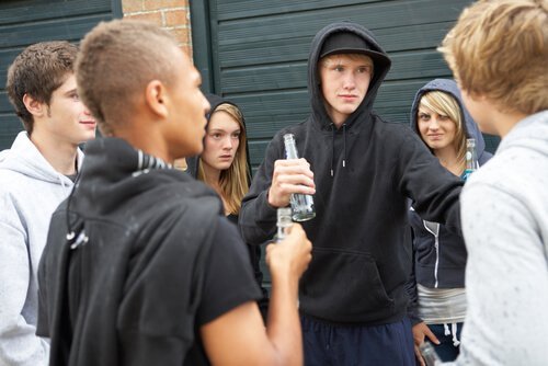 Druk finder ofte sted for rebelske teenagere