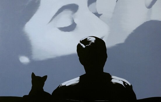 Mand ser romantisk film