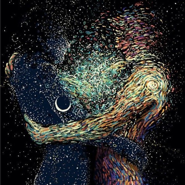 To sjæle krammer i mørket