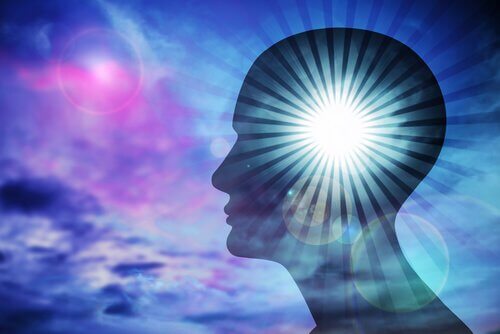 Persons hjerne lyser op på grund af smuk kærlighed