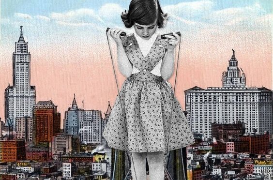 Kæmpe forkælet barn i lille by