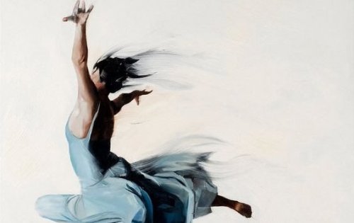 Kvinde danser ballet