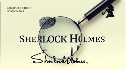 Sherlock Holmes underskrift