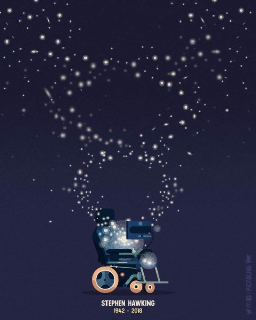 Kørestol i rummet. 21 Stephen Hawking citater