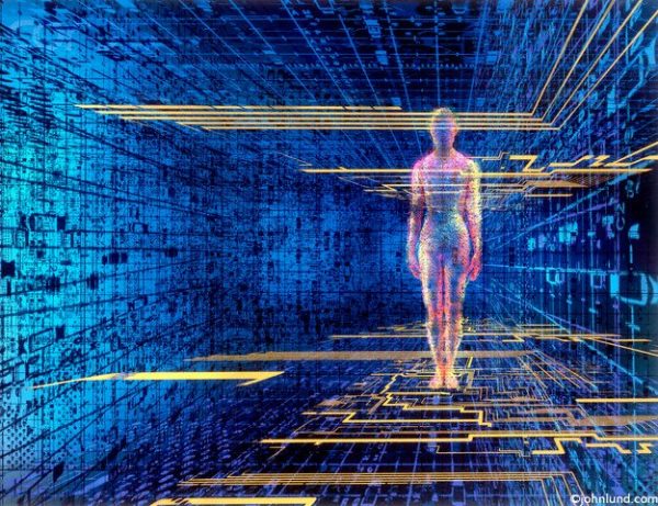 figur inde i computer med høj iq