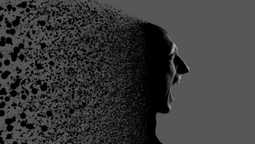 Person skriger