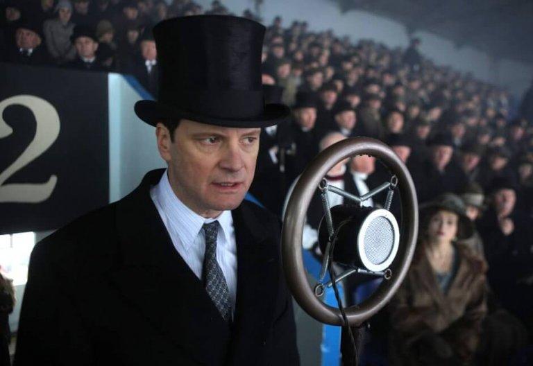 Kongen skal tale offentligt i filmen kongens store tale