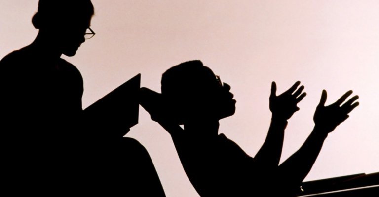 Terapuet lytter til klient