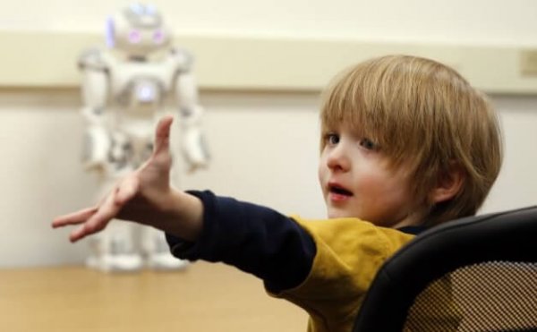 Børn med autisme og robotter