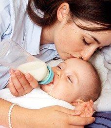 Dit barn kan få alt, det behøver, gennem en flaske