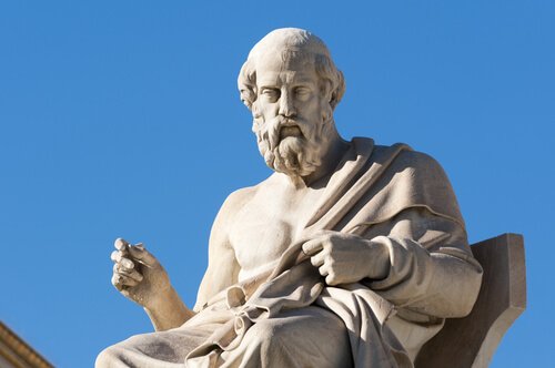 Statue af Platon