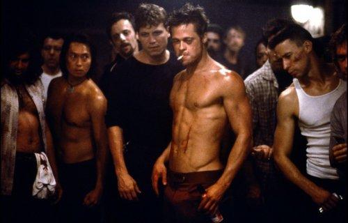 Fra den barske film Fight Club
