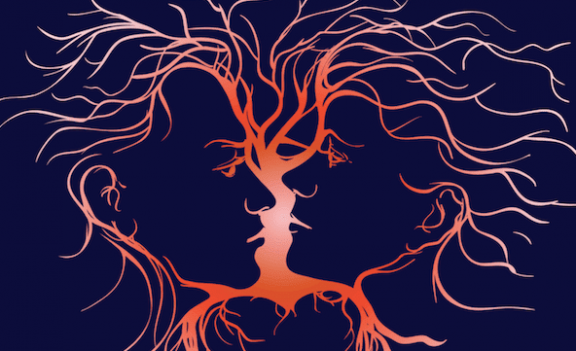 Partnere kigger på hinanden, der repræsenterer emotionel intelligens