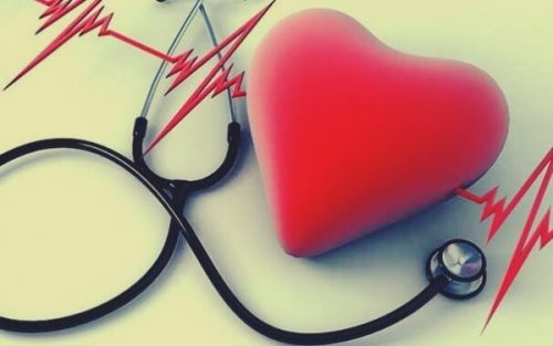 Hjerte symboliserer høj puls
