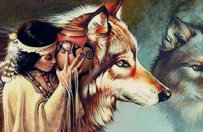 Dakota legenden om kvinden og ulvene