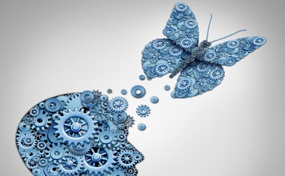 en sommerfugl af tandhjul