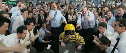 Intens scene fra filmen Wolf of Wall Street
