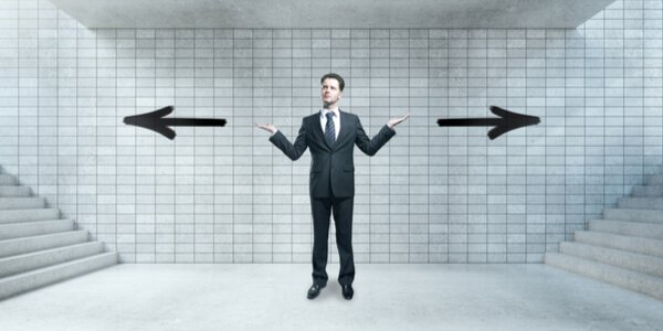 to pile symboliserer reversibel tænkning