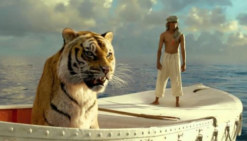 Life of Pi scene med Pi og flåde
