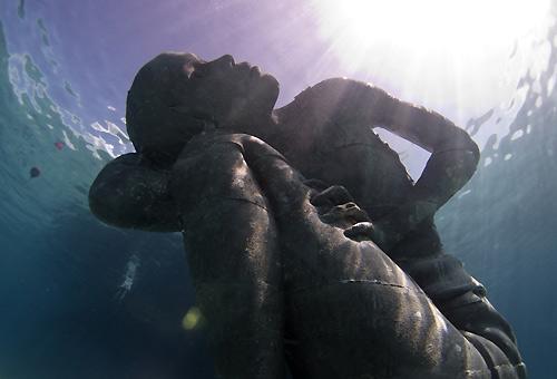 En skulptur af Jason deCaires Taylor