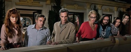 Venner ser på blodmåne