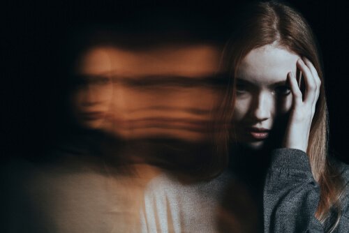 Kvinde med amotivationssyndromet