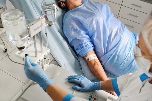 Patient med hjerneskade