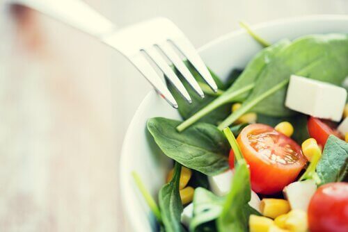 en sund lækker salat