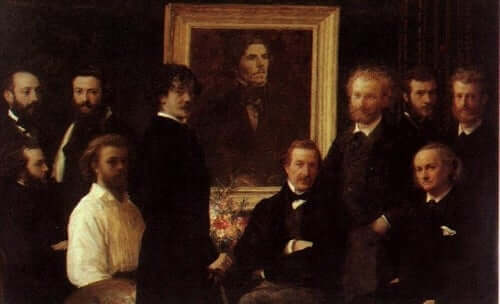 Monet mødte bl.a. Renoir og Cézanne