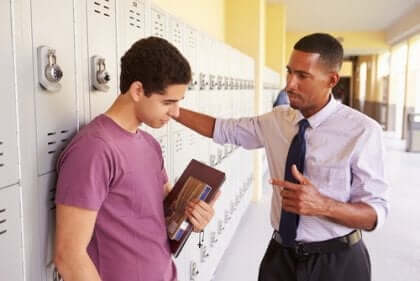 studerende på en skole