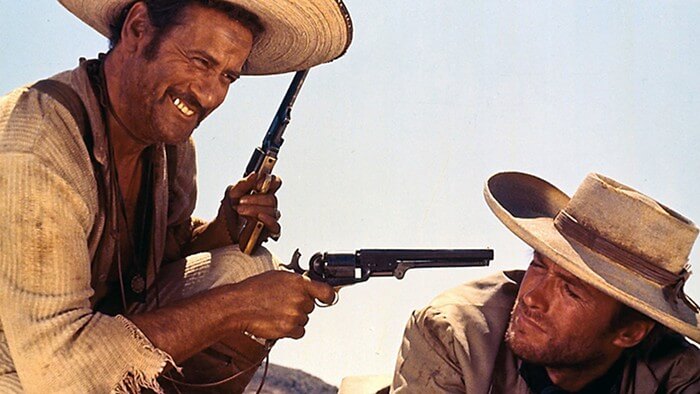 Scene fra western film