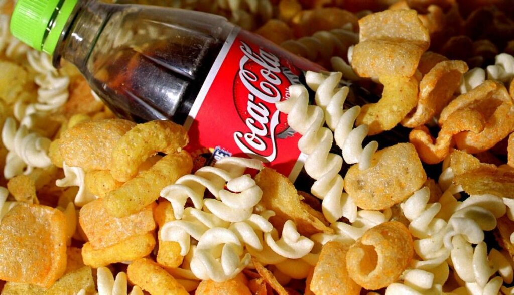 Cola og chips