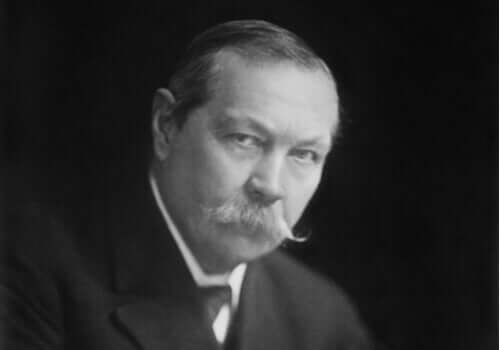 portræt af Arthur Conan Doyle